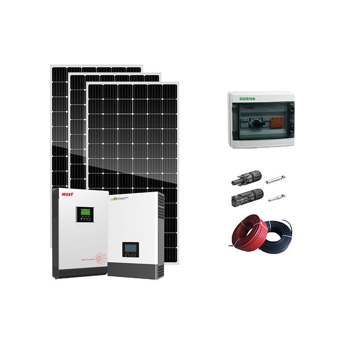 Complete 48vdc Solar Power 3000 Watts 220vac Off Grid Power Systems