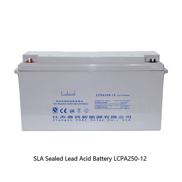 Rechargeable SLA Sealed Lead Acid Battery 250Ah 12v Deep Cycle Battery