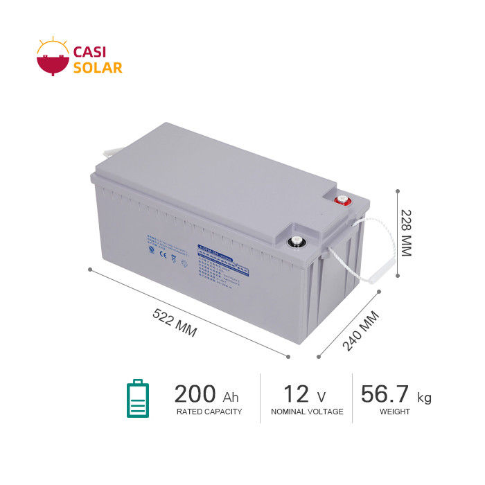 Full Capacity Deep Cycle Gel Battery 12v 200ah LCPC
