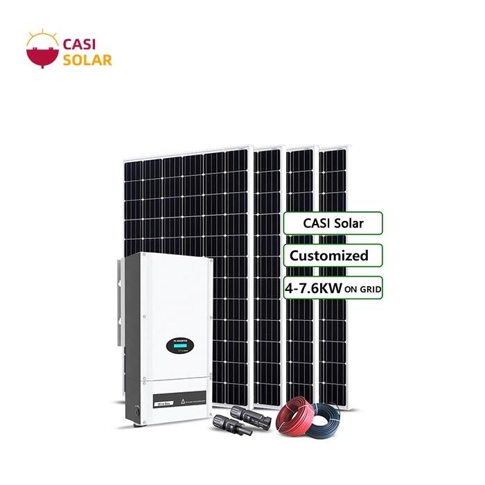 60Hz On Grid Solar Power System 20KW Home Solar Power Generator