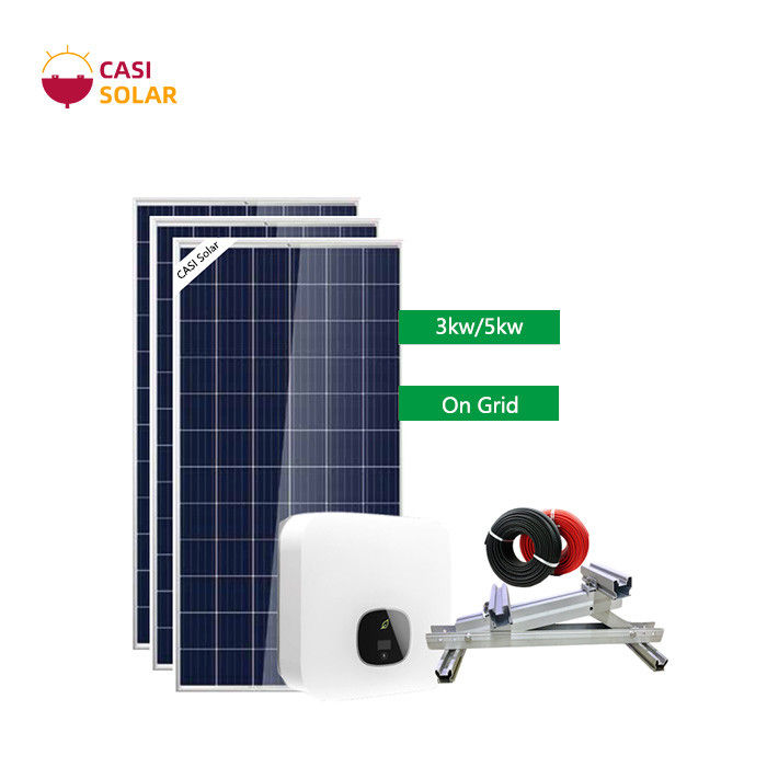 400V On Grid Solar Power System 300KW Solar Panel Full Set
